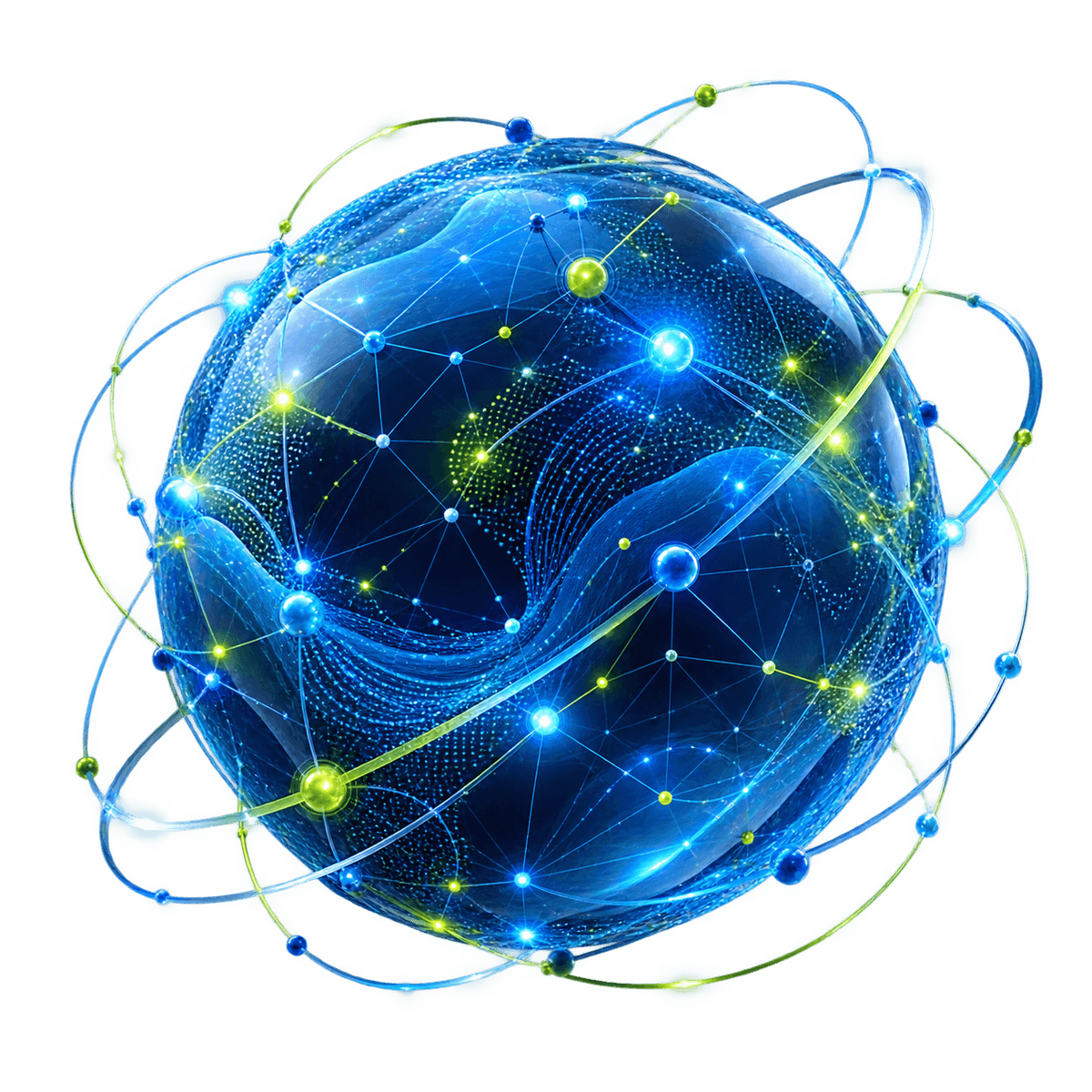 Luminous connected global data sphere
